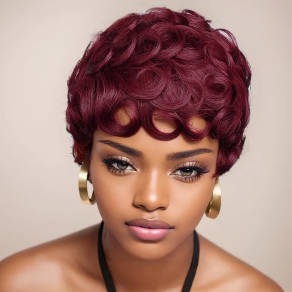 99J Pixie Cut Wig Human Hair S - Short Pixie Cut Wig Human Hair Cheap ulasan dan harga