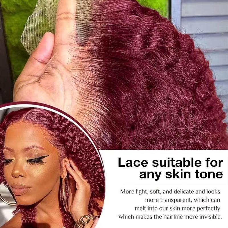99j Deep Wave Lace Front Hair  - Lace Front Wigs ulasan dan harga
