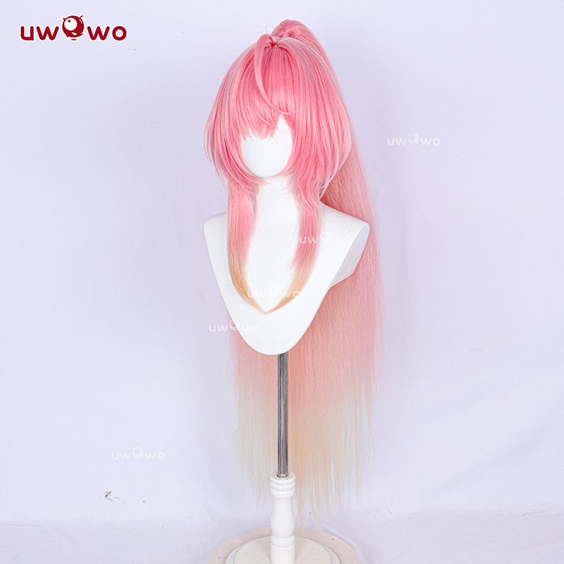 UWOWO Aemeath Wig Game Wutheri - Synthetic Wigs ulasan dan harga