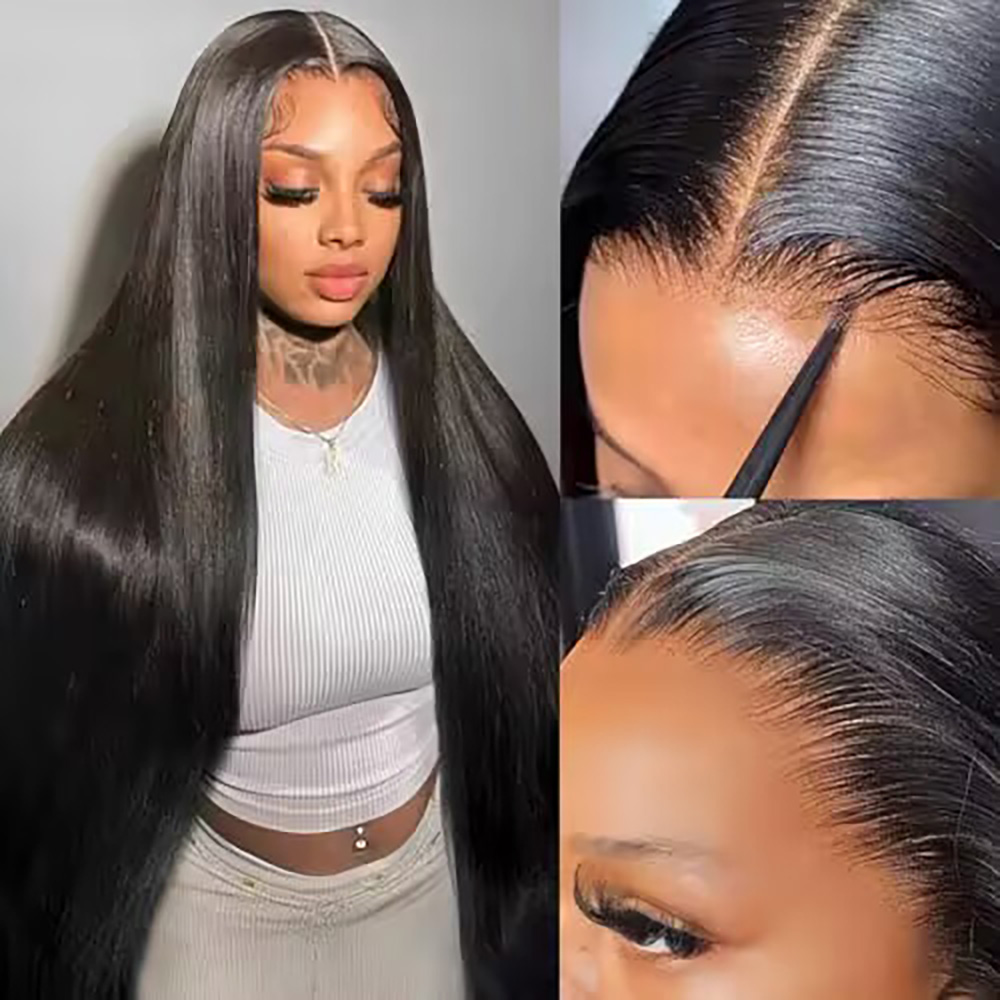 Gymdream Store 200% Density Bo - Hd Lace Frontal Wig Human Hair Pre Plucked ulasan dan harga