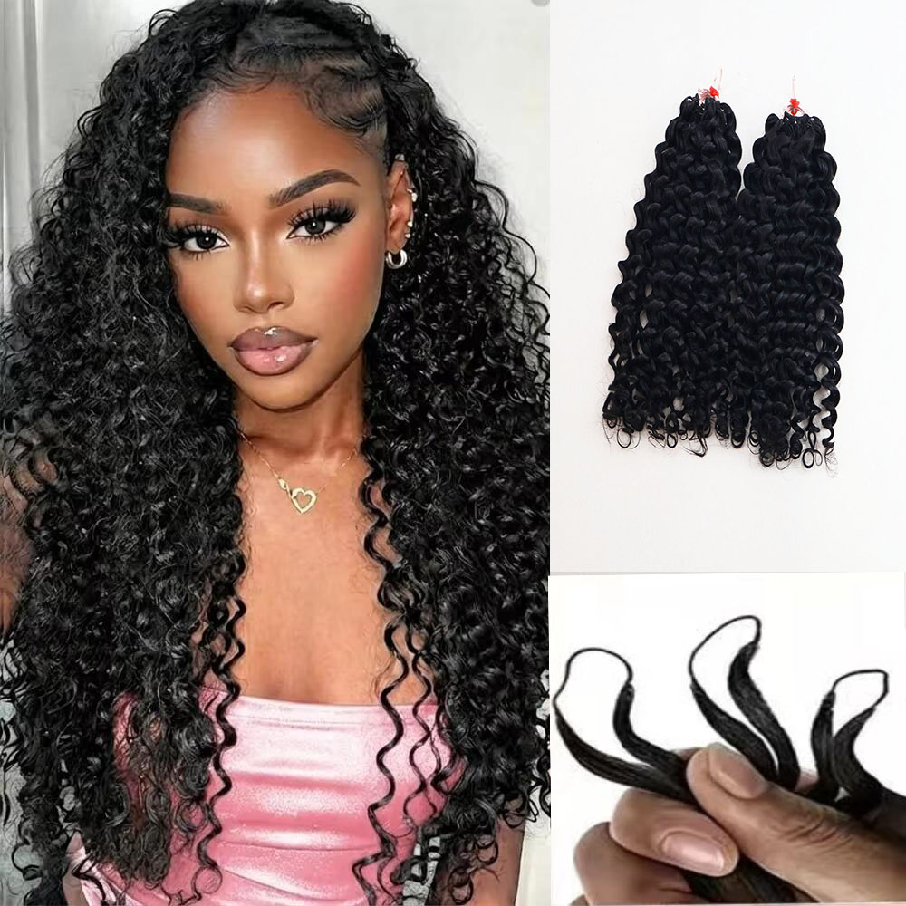 Bouncy Curly Human Hair Bundle - Hair Bundles ulasan dan harga
