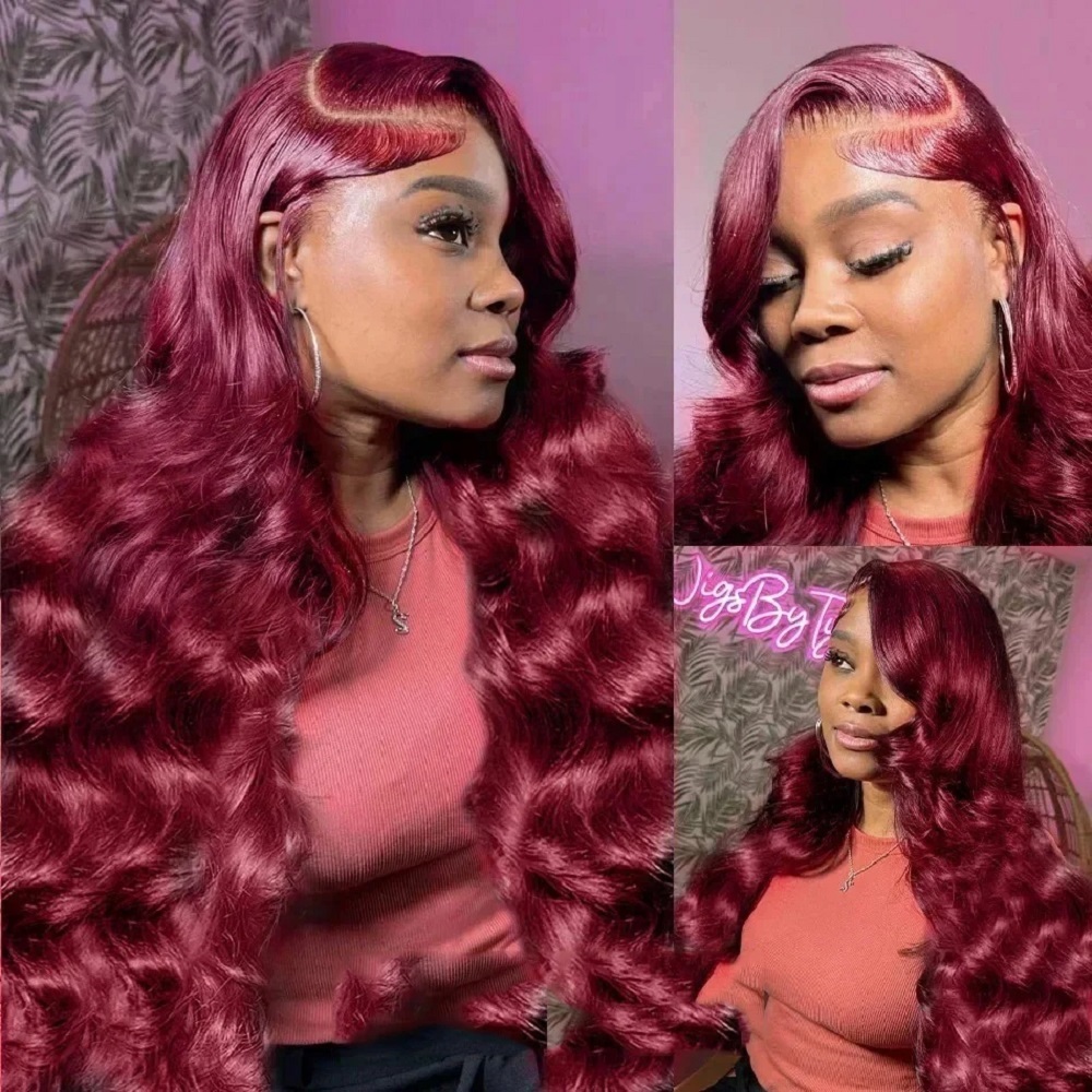200 Density 13x4 Body Wave Lac - Lace Front Wigs ulasan dan harga
