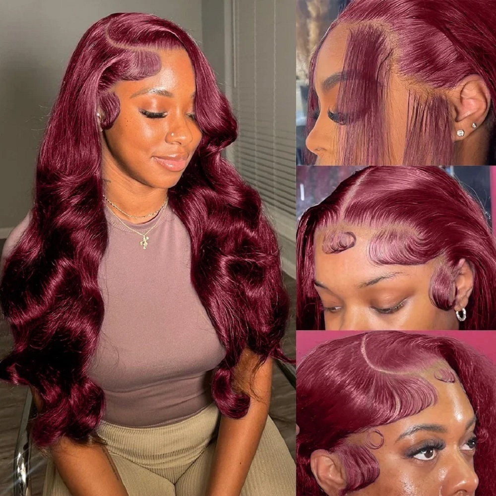 200 Density 13x4 Body Wave Lac - Lace Front Wigs ulasan dan harga