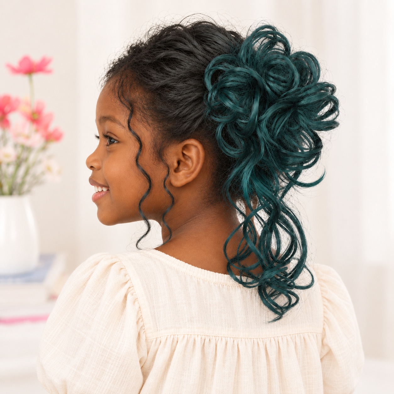 Curly Bun Hairpiece Claw Clip  - Claw Clip Messy Bun Hair Piece ulasan dan harga